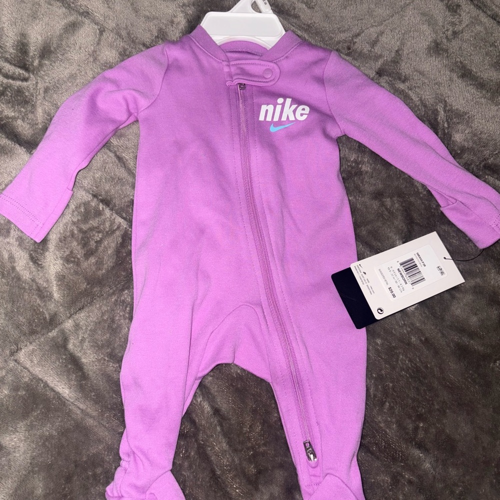 Nike Kids Lavender Footie One Piece